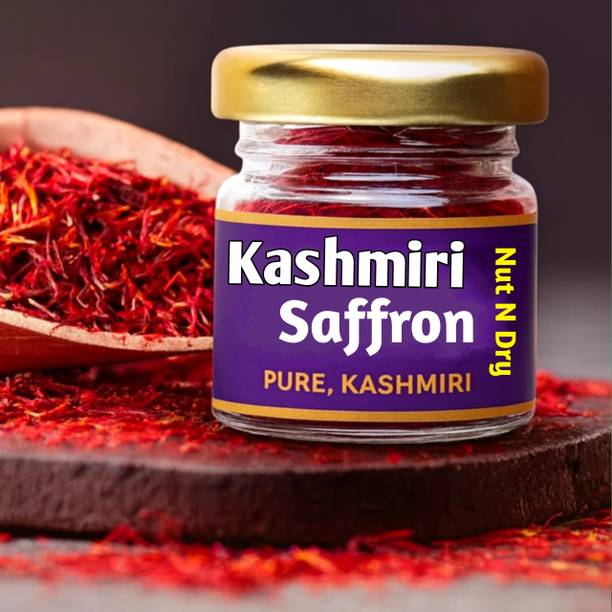 Nut N Dry Kashmiri Mongra saffron | kesar for coking, puja, health & beauty