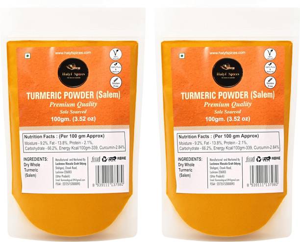 HALYF SPICES Turmeric Powder Pack of 2