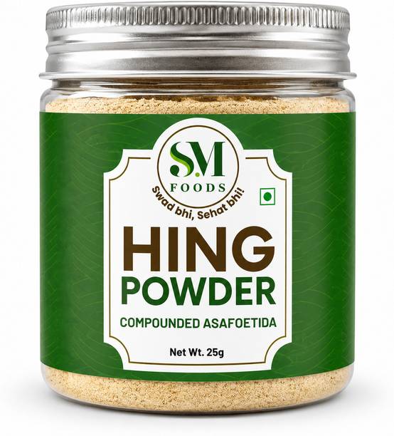 SM FOODS Hing Powder Afghani 25g Pure Asafoetida Powder | Tazaki Heeng Powder