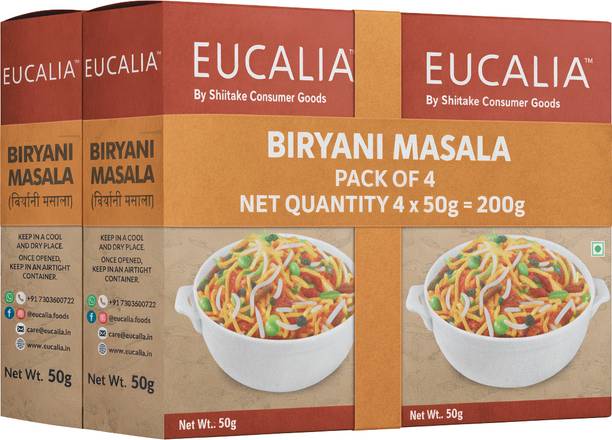EUCALIA Royal Biryani Masala | Aromatic & Authentic Fragrant Spice Blend