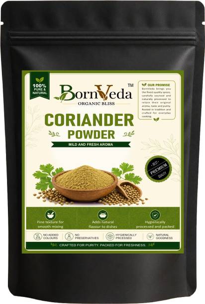 Born Veda Coriander Powder | 100% Pure Dhania Powder | Fresh & Aromatic