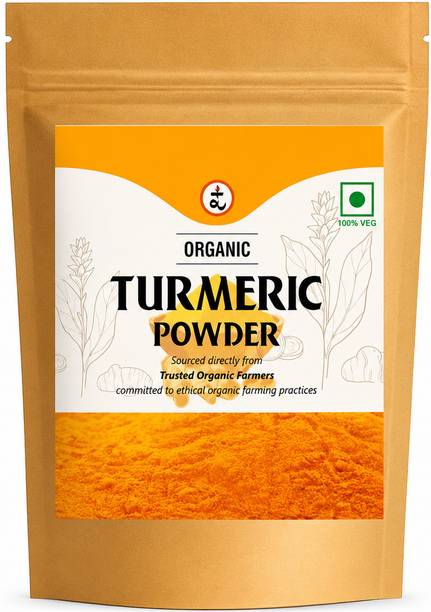 rootz Organics Turmeric Powder | High Curcumin content | Pure & Natural | Sourced from farms