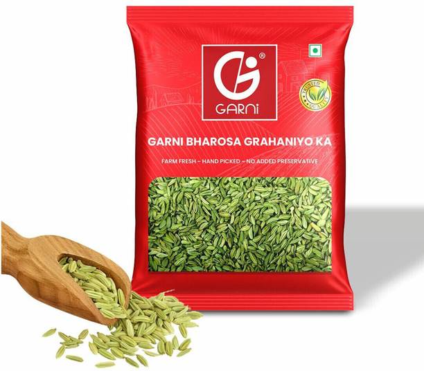 GARNI Natural Fennel Seeds | Sauf | Indian Traditional Masala