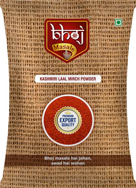 Bhoj Masale Fresh and Natural Kashmiri Lal Mirch Red Chilli Powder No Artificial Additives