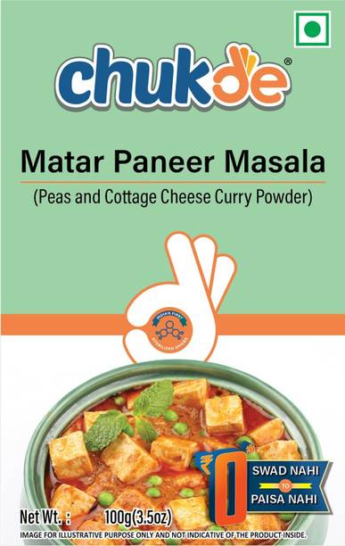 CHUKDE Matar Paneer Masala | Peas and Cottage Cheese Curry Powder