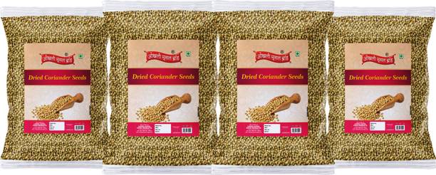 okhli musal brand Rajasthani Corriander Seeds/Sabut Dhaniya/Dhania/Dried Coriander Seeds-80Gx4Pk
