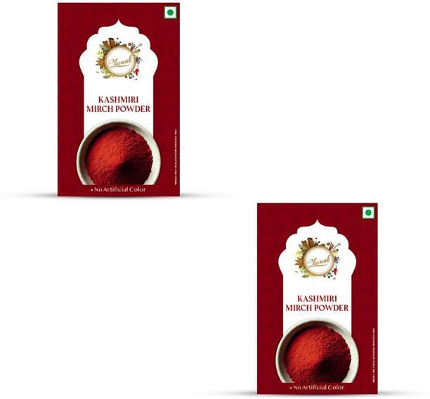 CHOUNK Kashmiri Chilli Powder/Stemless Red Chilly/Mirch Powder