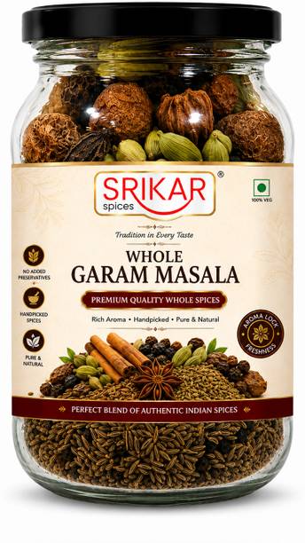 SRIKAR MASALA Premium Garam Masala Mix | Mix Of 13 Whole Spices | Aromatic Whole Spice Blend