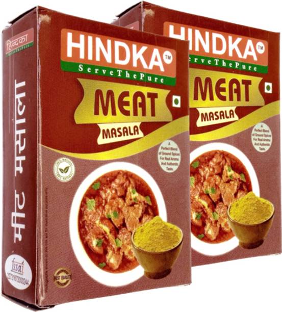 HINDKA Meat Masala Powder Two Box each 50 g.m.