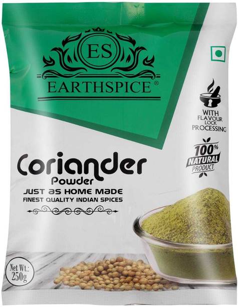 Earth Spice Coriander Powder 250g|100% Natural & Pure | Home-Made Style Dhaniya Powder