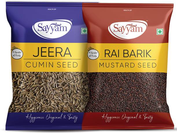 Sayyam Cumin Seeds and Mustard Seeds Combo