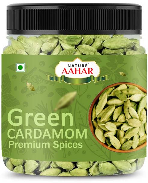 Nature Aahar Cardamom Green Whole | elachi ||Small Size- (6mm-7mm) Grade