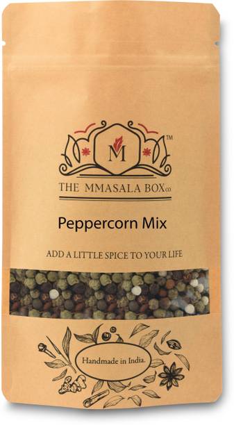 THE MMASALA BOX CO. Premium Peppercorn Mix – Blend of Black, White, Green & Red Pepper
