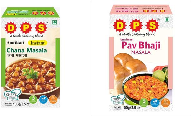 DPS Amritsari Chana Masala & Pav Bhaji Masala Combo (100g Each)