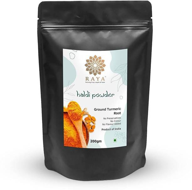 RAYA Pure Turmeric Powder |Organic Turmeric Powder, Haldi Powder 200gm