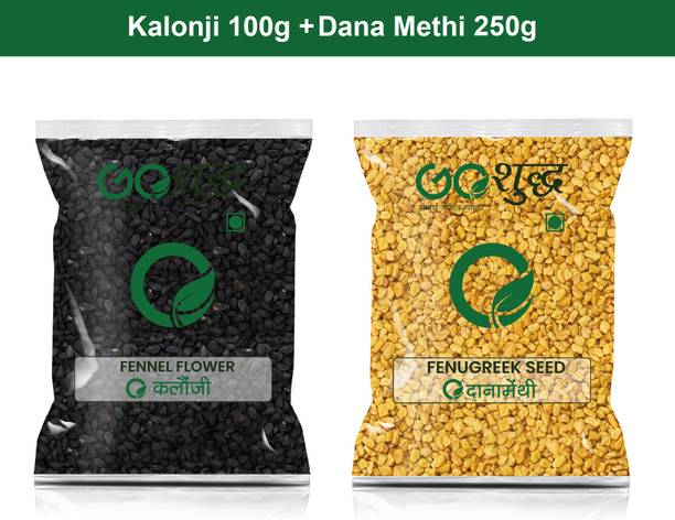 Goshudh Dana Methi 250gm & Kalonji 100gm Combo Pack 350g