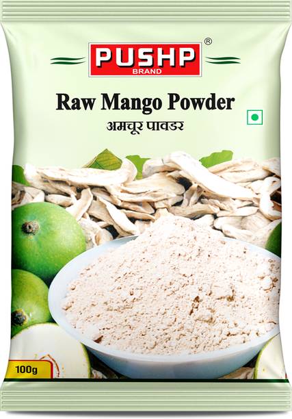 Pushp Brand Amchur Powder 100g Pouch | Dry Mango Spice | Tangy Indian Seasoning | Pack of 1