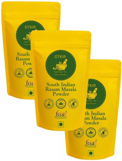 Otkir South Indian Rasam Masala Powder (100 Gram Pouch - Pack Of 3) No Added Colors