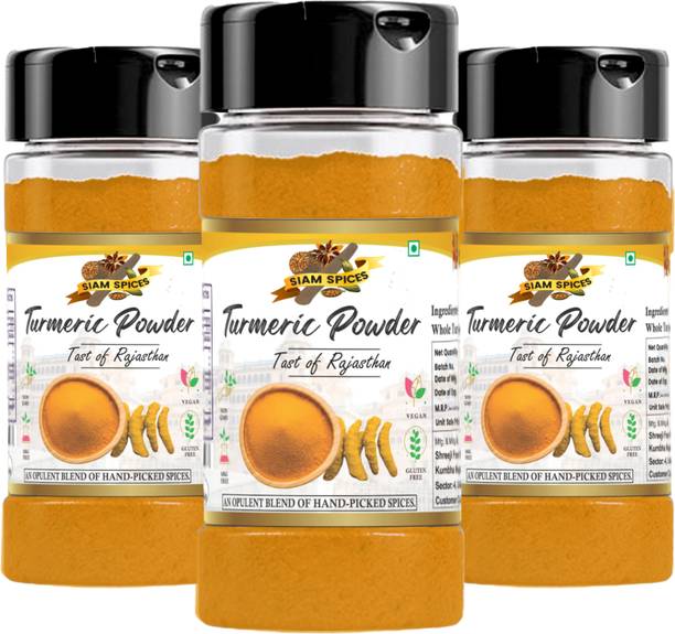 Siam Turmeric Powder Haldi Pack of 3 | Premium Quality | Natural Aroma |