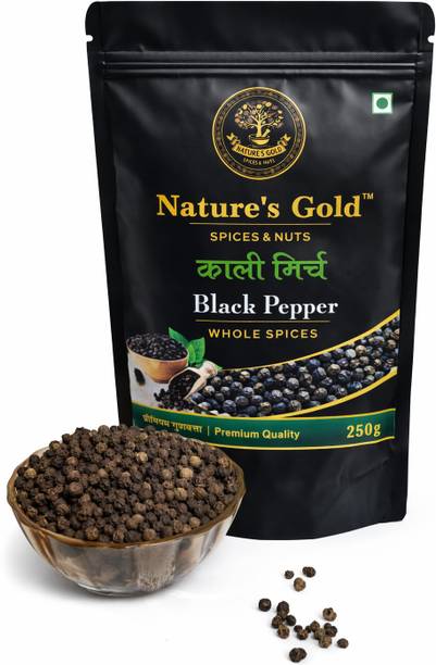 Nature's Gold Spice & Nuts Nature’s Gold Spice & Nuts Premium Black Pepper Whole (Kali Mirch)