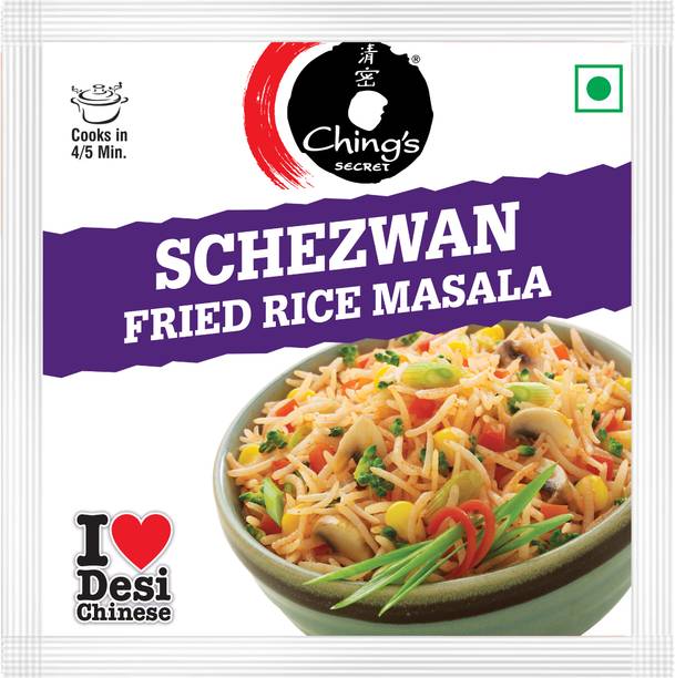Ching's Secret Desi Chinese Schezwan Fried Rice Masala, 20g, Authentic Schezwan Flavour,