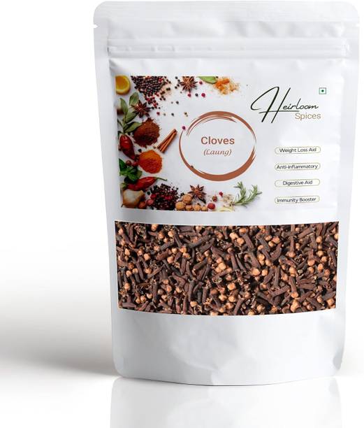 Heirloom Spices Whole Natural Cloves From Kerala _ Pesticide Free, Non-GMO _ Premium Sabut Laung