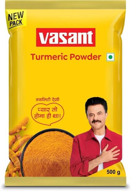 VASANT Turmeric Powder, Pure Haldi, No Added Colours, Flavours & Chemicals, Pack of 1