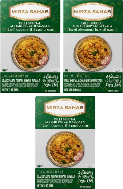 Mirza Sahab Dilli Special Achari Biryani Masala Perfect for Biryani & Rice Dishes