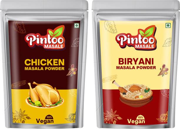 PINTOO MASALE Biryani Masala Powder & Chicken Masala Powder Combo Pack