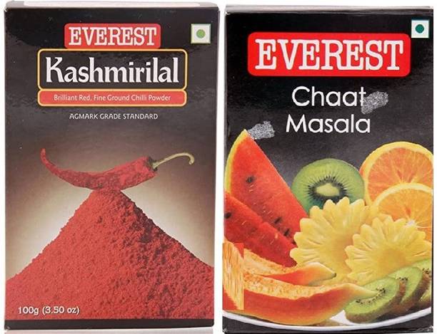 EVEREST Red Chilli Powder,+Chat Masala