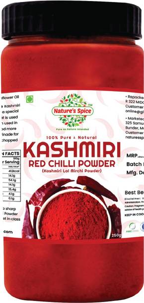 Nature's Spice Kashmiri Red Chilli Powder (Kashmiri Lal Mirch)