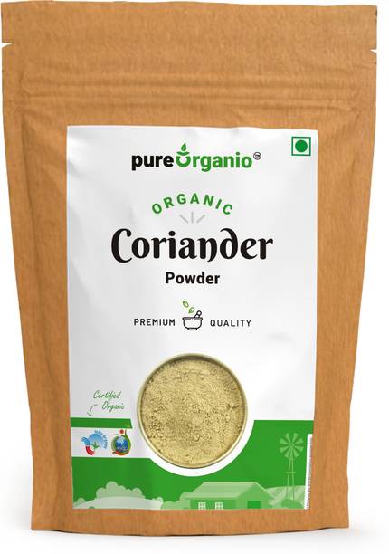 Pure Organio Organic Coriander Powder - Organic Dhaniya Powder NPOP Organic Certified