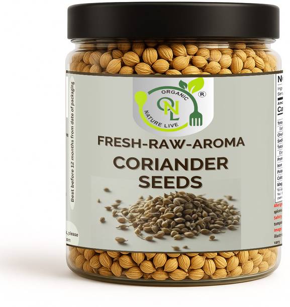organic nature live Whole Coriander Seeds – Aromatic Spice