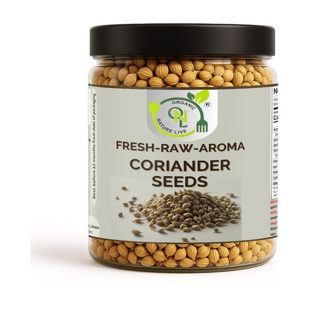 organic nature live Whole Coriander Seeds – Aromatic Spice