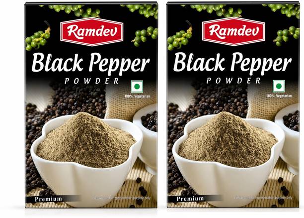 Ramdev Black Pepper Powder (50g X 2)