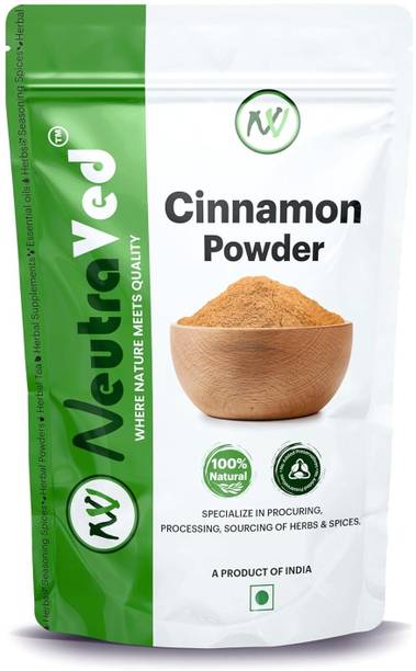 NeutraVed Cinnamon Powder Dalchini Richly Aromatic Finely Ground Spicing Up Dishes