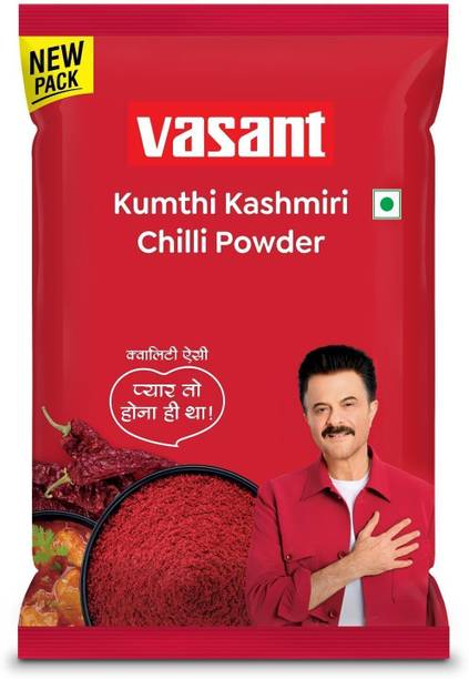 VASANT Kumthi Kashmiri Chili Powder Lal Mirch Powder, No Added Colors & Chemicals