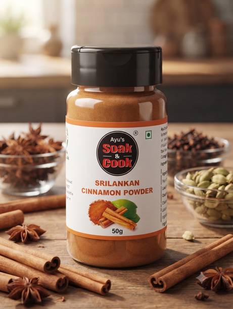 Ayus Soak & cook Cinnamon Dalchini Powder Premium Quality 50g