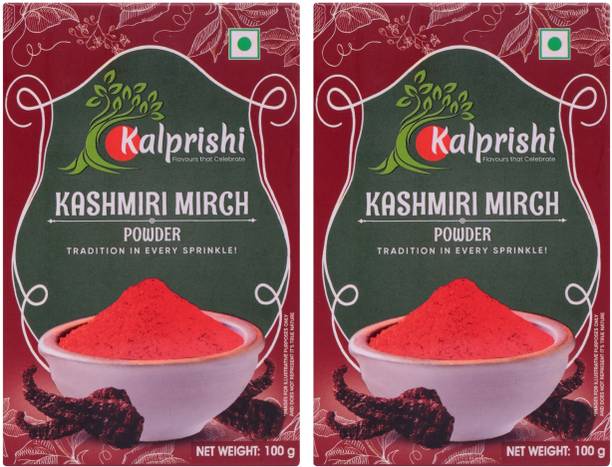 Kalprishi Premium Kashmiri Chilli Powder Combo Pack of 2 | Pure & Vibrant Red