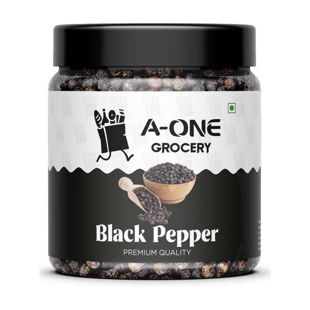 A-ONE GROCERY Natural Black Pepper|Whole Kali Mirch