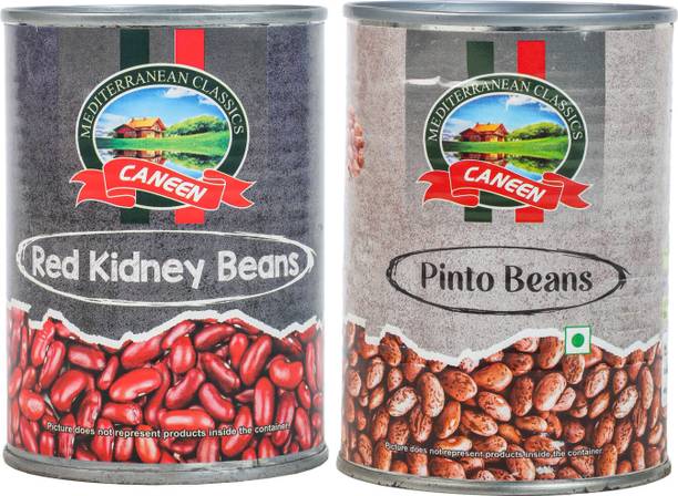 caneen Red Kidney Beans (Brown Rajma) |Pinto beans( White Rajma) |Rich in Protein