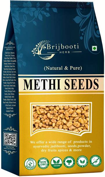 BrijBooti Methi Seed (800 Gm) | Fenugreek Seeds | Whole Methi Dana Seeds | Indian Spices