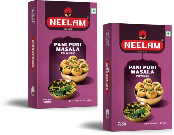 NEELAM Pani Puri Masala for Golgappa, Phuchka & Water Balls | Refreshing Taste 200G