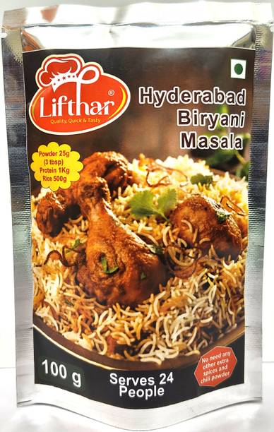 Lifthar Hyderabad Biryani Masala Powder | Serves 24 People |