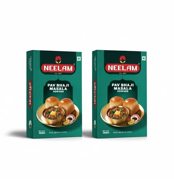 NEELAM Pawbhaji Masala or Pav Bhaji, Tawa Pulao Style Spice Blend 200G