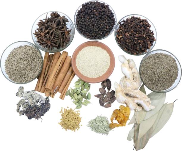 JMN Premium Whole Gram Masala | Sabut Garam Masala | Mix Masala of 13 Spices - GM12