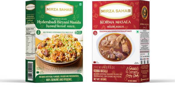 Mirza Sahab Hyderabadi Biryani Masala and Korma Masala