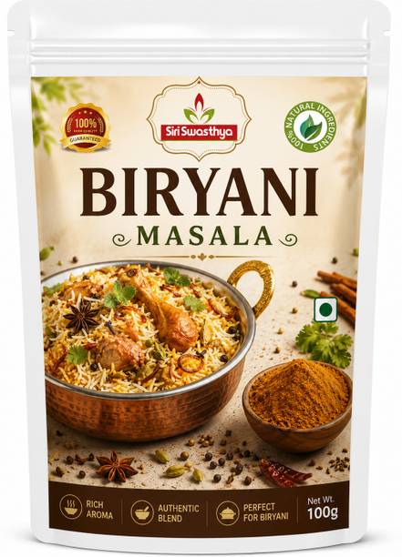 SiriSwasthya Biryani Masala Powder 100g | Premium Aromatic Spice Blend PURE LIFE