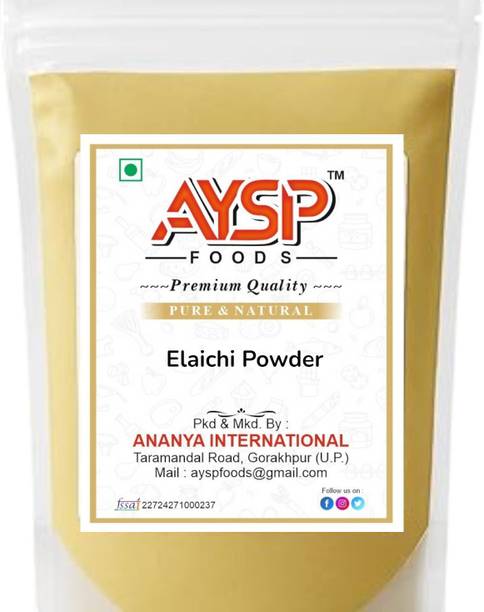 AYSP Cardamom Powder hari Elaichi Powder Ilaichi Powder Aromatic, Finely Ground