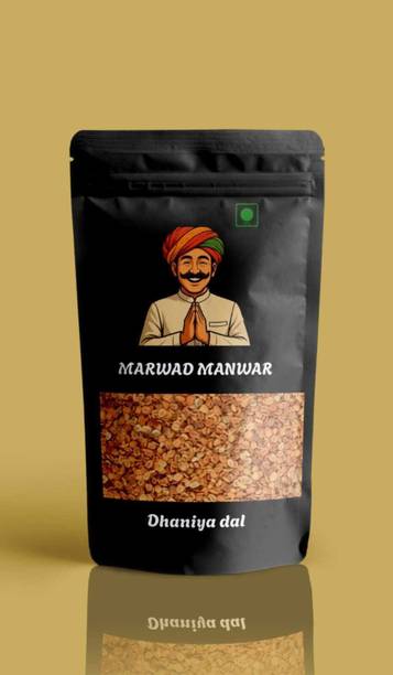 MARWAD MANWAR Premium Dhaniya Dal (Roasted Coriander Seeds Split) | Sweet & Crunchy Digestive